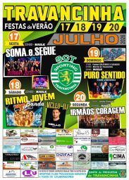 Cartaz Festas de Verão 2026 - Travancinha