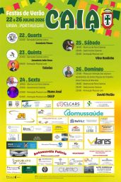 Cartaz Festas de Verão 2026 - Urra