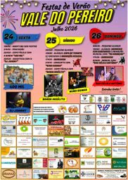 Cartaz Festas de Verão 2026 - Vale do Pereiro