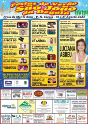 Cartaz Festas de Verão São João da Degola 2024 - Manta Rota