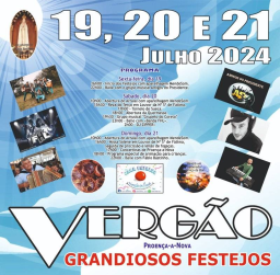 Cartaz Festas de Vergão 2024 - Proença-a-Nova