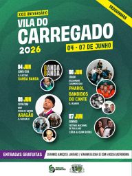 Cartaz Festas de Vila do Carregado 2026 - Carregado