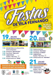 Cartaz Festas de Vila Fernando 2024 - Elvas