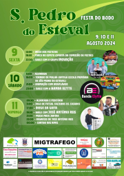 Cartaz Festas do Bodo 2024 - São Pedro do Esteval