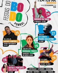 Cartaz Festas do Bodo 2025 - Pombal