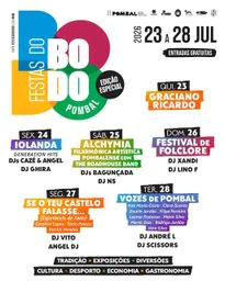 Cartaz Festas do Bodo 2026 - Pombal