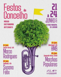 Cartaz Festas do Concelho 2024 - Lourinhã