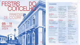 Cartaz Festas do Concelho 2024 - Paredes de Coura