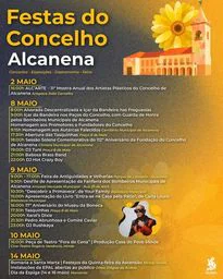 Cartaz Festas do Concelho 2026 - Alcanena