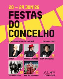 Cartaz Festas do Concelho 2026 - Lourinhã