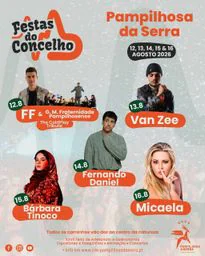 Cartaz Festas do Concelho 2026 - Pampilhosa da Serra