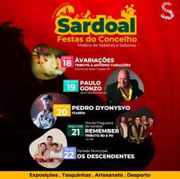 Cartaz Festas do Concelho 2026 - Sardoal