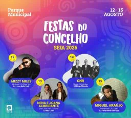 Cartaz Festas do Concelho 2026 - Seia