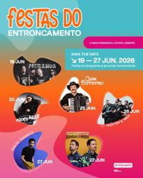 Cartaz Festas do Entroncamento 2026 - Entroncamento