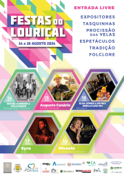 Cartaz Festas do Louriçal 2024 - Pombal