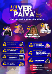 Cartaz Festas do Município 2024 - Vila Nova de Paiva