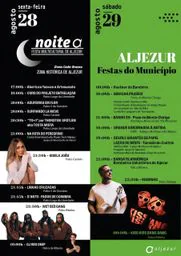 Cartaz Festas do Município 2026 - Aljezur