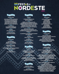 Cartaz Festas do Nordeste 2024 - Ilha de São Miguel
