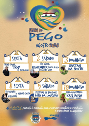 Cartaz Festas do Pego 2025 - Abrantes