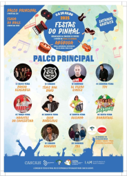 Cartaz Festas do Pinhal 2025 - Cascais