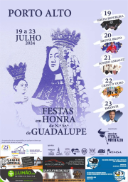 Cartaz Festas do Porto Alto 2024 - Porto Alto