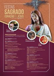 Cartaz Festas do Sagrado Coração de Jesus 2026 - Ribeira Seca