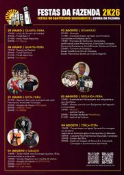 Cartaz Festas do Santíssimo Sacramento 2026 - Lomba da Fazenda