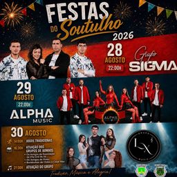Cartaz Festas do Soutulho 2026 - Soutulho