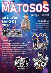 Cartaz Festas dos Matosos 2026 - Pelariga