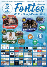 Cartaz Festas em Fontes 2024 - Abrantes