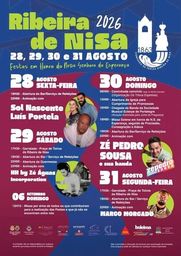 Cartaz Festas em honra da Nossa Senhora da Esperança 2026 - Ribeira de Nisa