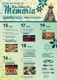Cartaz Festas em Honra da Nossa Senhora da Memória 2024 - Esgueira