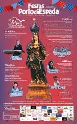 Cartaz Festas em Honra da Nossa Senhora das Dores 2025 - Porto da Espada