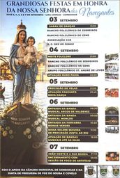 Cartaz Festas em honra da Nossa Senhora dos Navegantes 2026 - Lixa Covelo