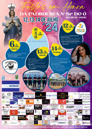Cartaz Festas em Honra da Padroeira Nossa Senhora do Ó 2024 - Paredes