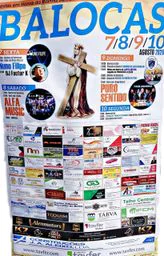 Cartaz Festas em Honra da Rainha Santa 2026 - Balocas