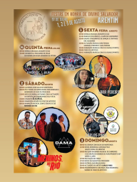 Cartaz Festas em Honra de Divino Salvador 2025 - Arentim