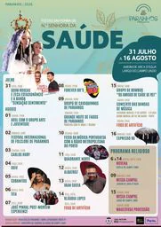 Cartaz Festas em honra de N. Senhora da Saúde 2026 - Paranhos