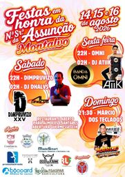 Cartaz Festas em honra de N.ª Sr.ª da Assunção 2026 - Montalvo
