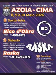 Cartaz Festas em honra de Nª Srª da Graça 2026 - Azoia de Cima