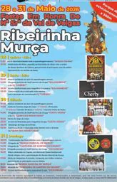 Cartaz Festas em honra de Nª Srª de Val de Veigas 2026 - Ribeirinha