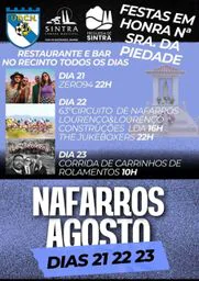 Cartaz Festas em honra de Nª Sra. da Piedade 2026 - Nafarros