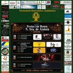 Cartaz Festas em honra de N. Sra. de Atalaia 2026 - Atalaia