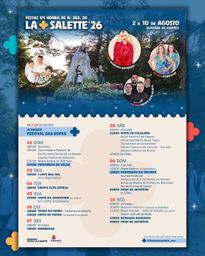 Cartaz Festas em honra de N. Sra. de La Salette 2026 - Oliveira de Azeméis