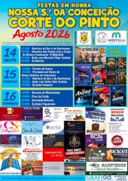 Cartaz Festas em honra de Nossa S.ª da Conceição 2026 - Corte do Pinto