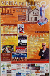 Cartaz Festas em Honra de Nossa Senhora da Assunção 2024 - Vreia de Jales