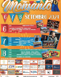 Cartaz Festas em Honra de Nossa Senhora da Azenha 2024 - Monsanto