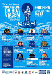 Cartaz Festas em Honra de Nossa Senhora da Boa Viagem 2024 - Ericeira