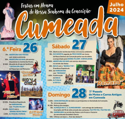 Cartaz Festas em Honra de Nossa Senhora da Conceição 2024 - Cumeada