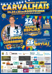 Cartaz Festas em Honra de Nossa Senhora da Conceição 2024 - Ferreira do Zêzere